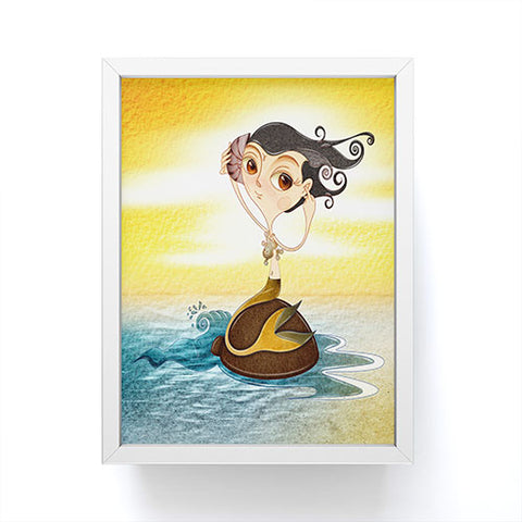 Jose Luis Guerrero Sirena Framed Mini Art Print