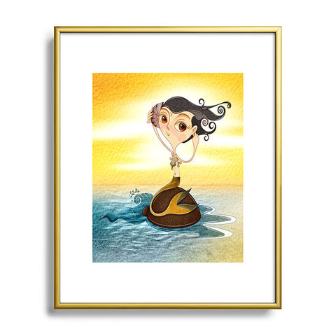 Jose Luis Guerrero Sirena Metal Framed Art Print
