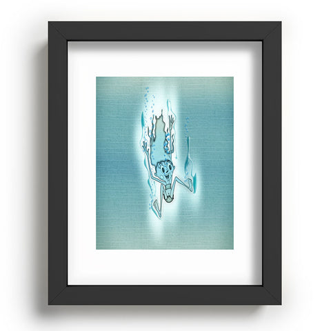 Jose Luis Guerrero Turquoise Recessed Framing Rectangle