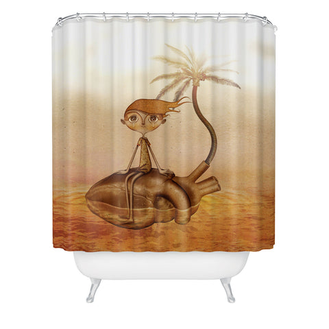 Jose Luis Guerrero Wreck Shower Curtain