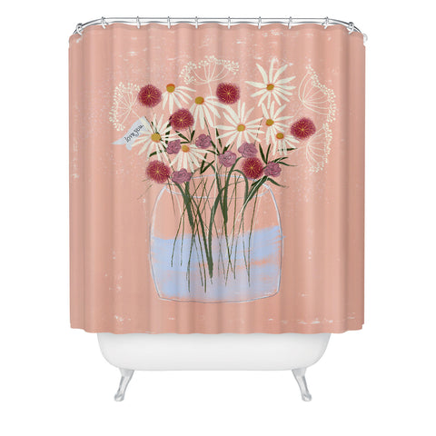 Joy Laforme A Gift for my Love Shower Curtain