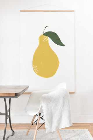 Joy Laforme A Pear is a Pear Art Print And Hanger