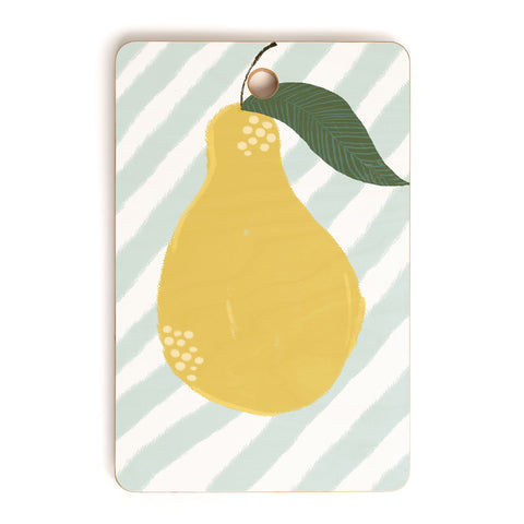 Joy Laforme A Pear is a Pear Cutting Board Rectangle