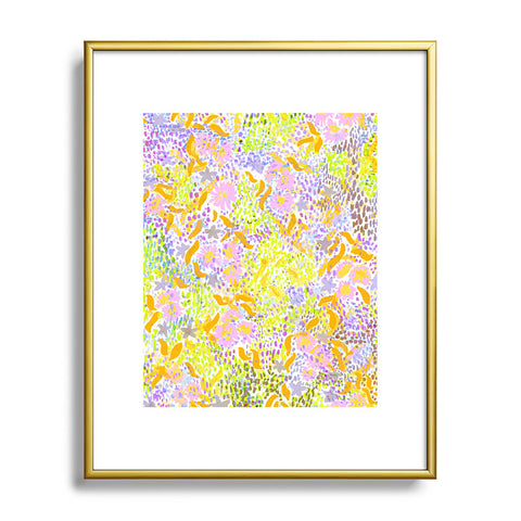Joy Laforme Abstract Tropics II Metal Framed Art Print