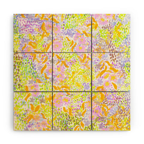 Joy Laforme Abstract Tropics II Wood Wall Mural