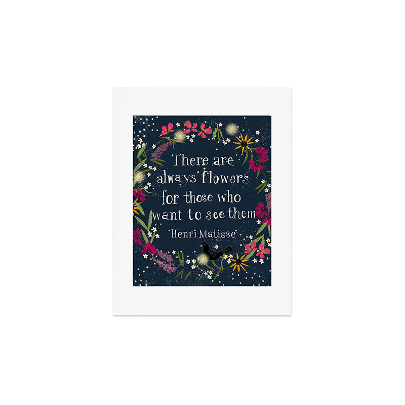 Always Flowers Art Print Joy Laforme