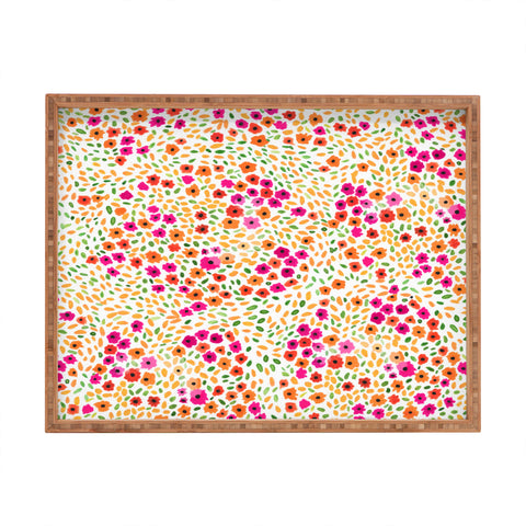 Joy Laforme Azalea In Pink Rectangular Tray