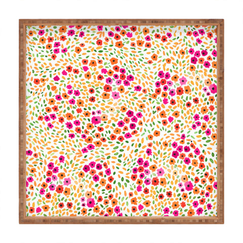 Joy Laforme Azalea In Pink Square Tray
