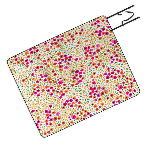 Joy Laforme Azalea In Pink Picnic Blanket