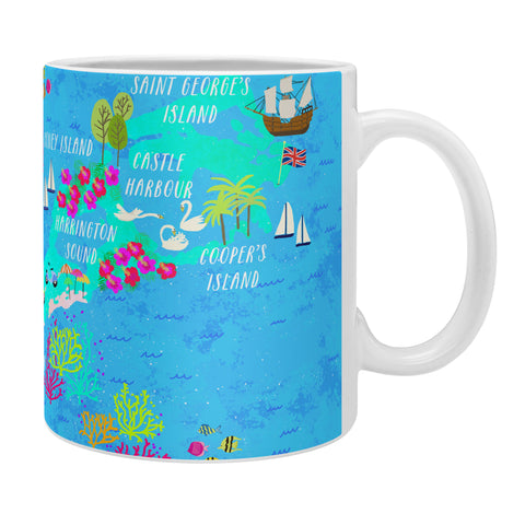 Joy Laforme Bermuda Map Coffee Mug