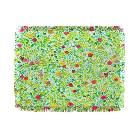 Joy Laforme Berry Tree II Throw Blanket