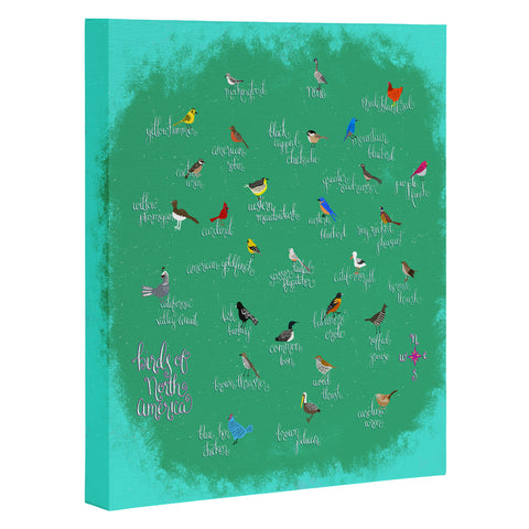 Joy Laforme Birds Of North America Art Canvas