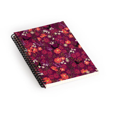 Joy Laforme Blackbird Sings Spiral Notebook
