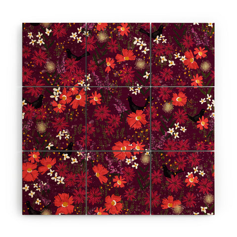 Joy Laforme Blackbird Sings Wood Wall Mural