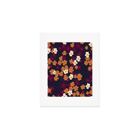 Joy Laforme Blooms of Mini Pansies Art Print