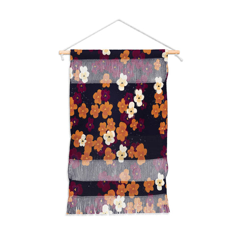 Joy Laforme Blooms of Mini Pansies Wall Hanging Portrait