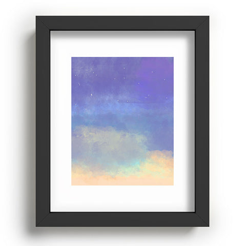 Joy Laforme Bonne Nuit Blue Recessed Framing Rectangle