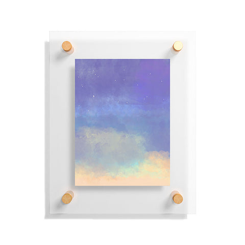 Joy Laforme Bonne Nuit Blue Floating Acrylic Print