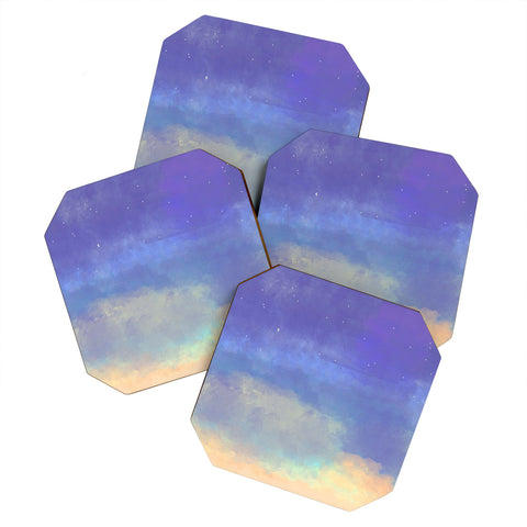 Joy Laforme Bonne Nuit Blue Coaster Set