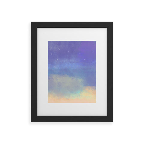 Joy Laforme Bonne Nuit Blue Framed Art Print