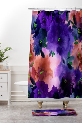 Joy Laforme Briar Bush 2 Shower Curtain And Mat