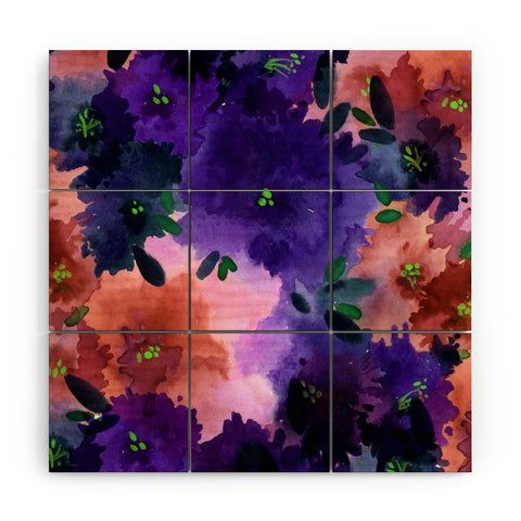 Joy Laforme Briar Bush 2 Wood Wall Mural