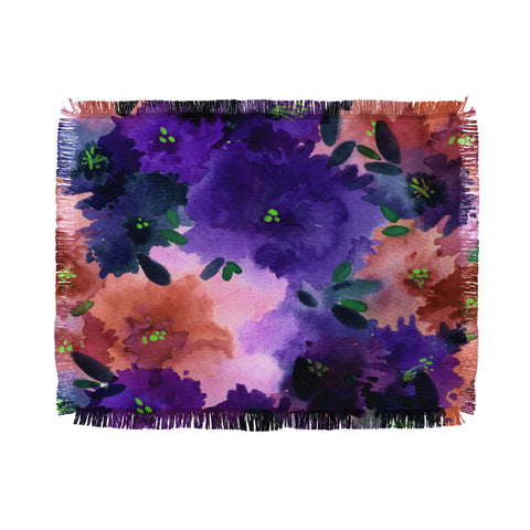 Joy Laforme Briar Bush 2 Throw Blanket