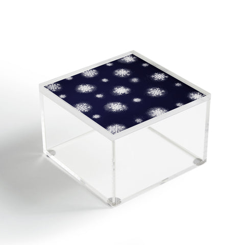 Joy Laforme Christmas Snow Acrylic Box