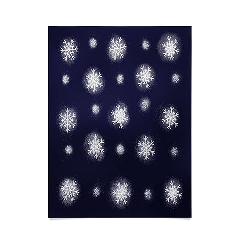 Joy Laforme Christmas Snow Poster