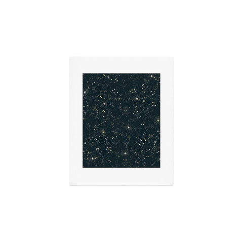 Joy Laforme Constellations In Midnight Blue Art Print