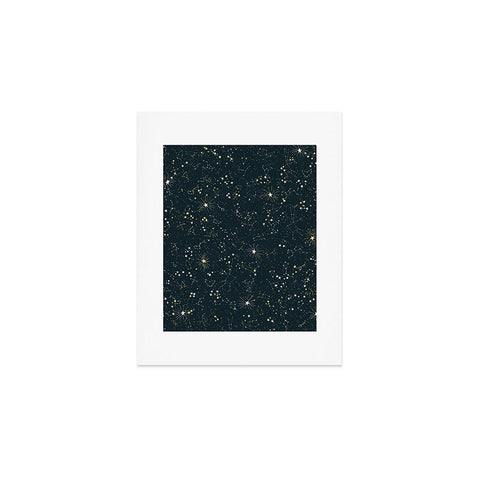 Joy Laforme Constellations In Midnight Blue Art Print
