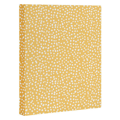Joy Laforme Dots In Orange Art Canvas