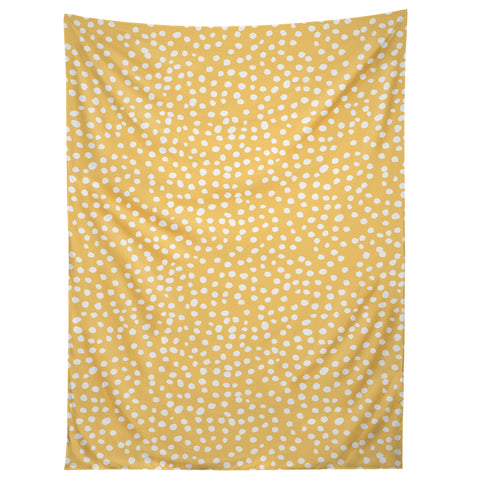 Joy Laforme Dots In Orange Tapestry