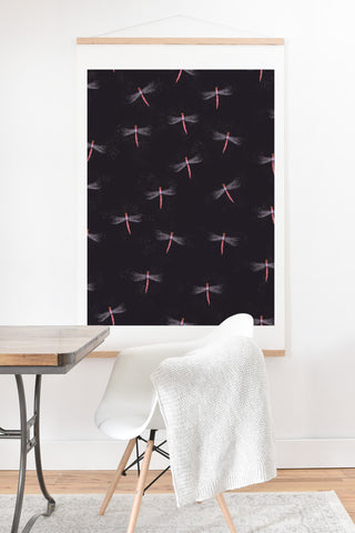 Joy Laforme Dragonflies Art Print And Hanger
