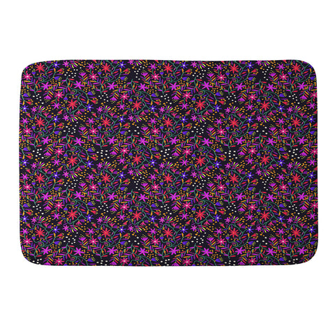 Joy Laforme Exotic Flora Deco Memory Foam Bath Mat