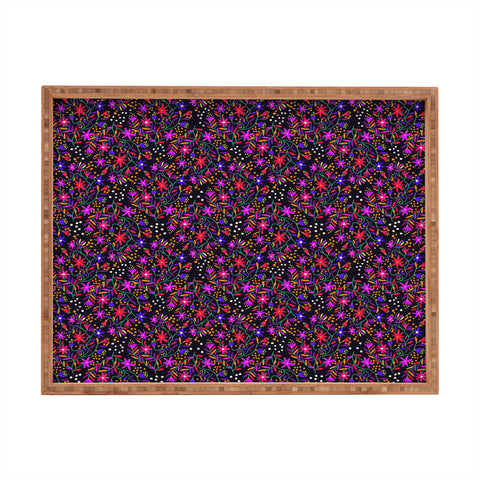 Joy Laforme Exotic Flora Deco Rectangular Tray