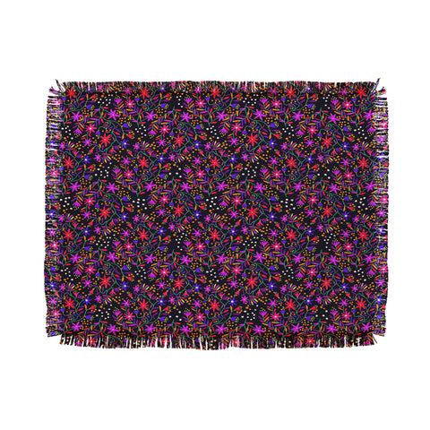Joy Laforme Exotic Flora Deco Throw Blanket