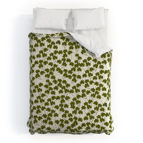 Joy Laforme Fields of Clover Comforter