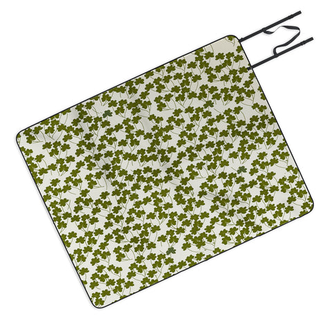 Joy Laforme Fields of Clover Picnic Blanket