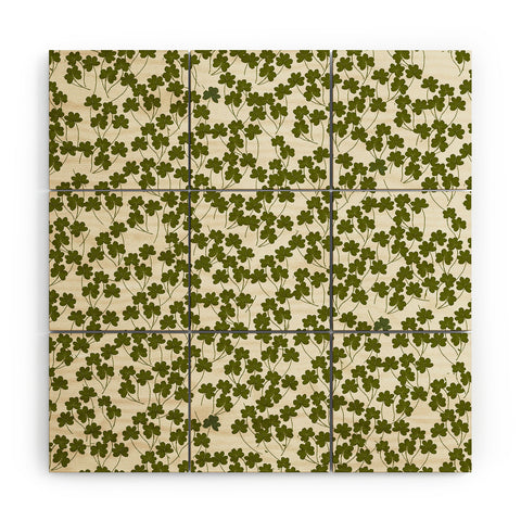 Joy Laforme Fields of Clover Wood Wall Mural