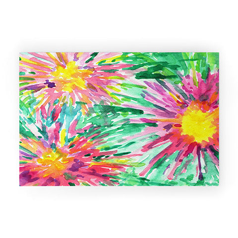 Joy Laforme Floral Confetti Welcome Mat