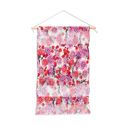Joy Laforme Floral Forest Red Wall Hanging Portrait