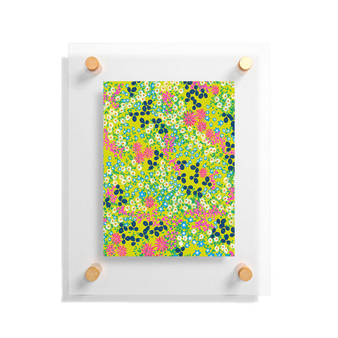 Joy Laforme Flower Bed III Floating Acrylic Print