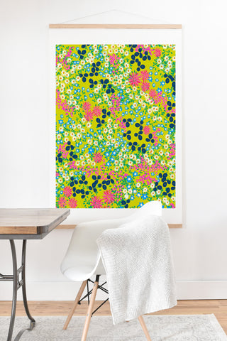 Joy Laforme Flower Bed III Art Print And Hanger