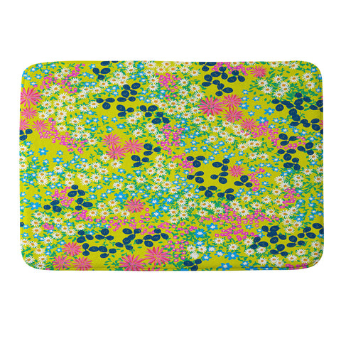 Joy Laforme Flower Bed III Memory Foam Bath Mat