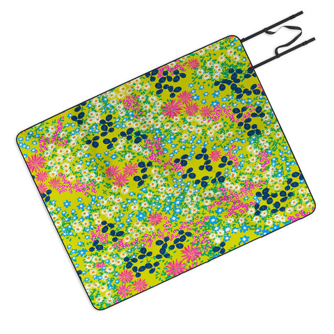 Joy Laforme Flower Bed III Picnic Blanket