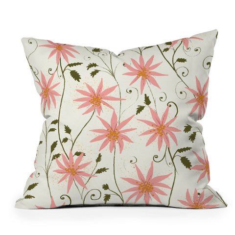 Joy Laforme Folklore Floral Throw Pillow