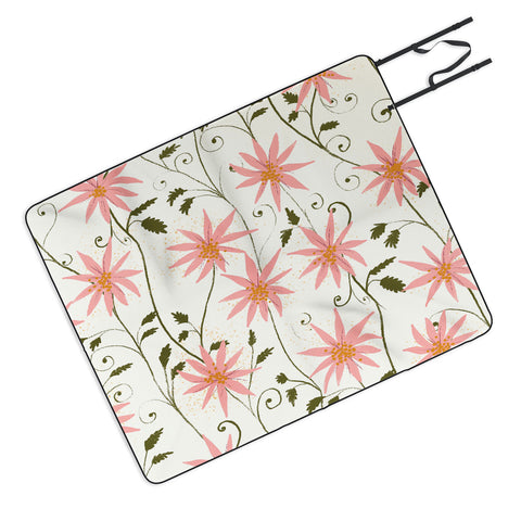 Joy Laforme Folklore Floral Picnic Blanket