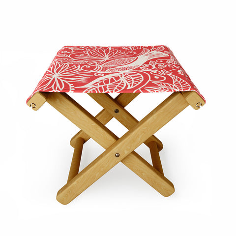 Joy Laforme Folklore Garden Bird Folding Stool