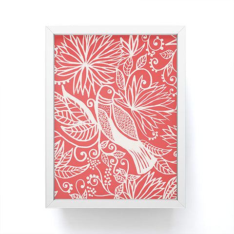Joy Laforme Folklore Garden Bird Framed Mini Art Print